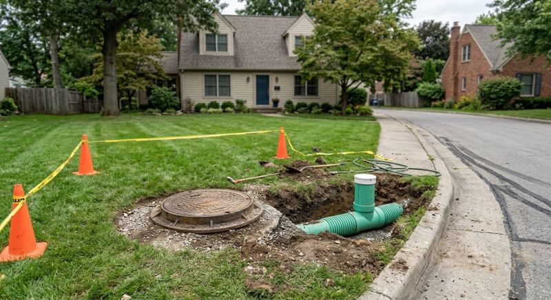 Sewage Line Installation in Columbus, OH