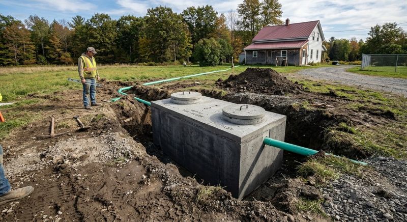 Sewage Tank Installation in Columbus, OH